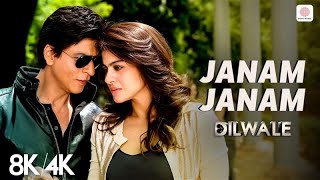 Janam Janam - 8K/4K Music Video | Shahrukh Khan, Kajol | Arijit Singh, Antara Mitra | Dilwale