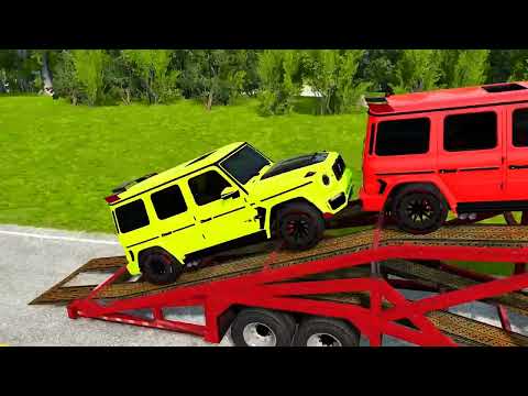 TRANSPORTING CAR,TRUCK & Fruits Transport Challenge  Claas Tractors