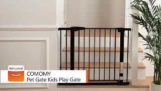 COMOMY Extra Pet Fences Wide Baby Gate Kids Play Fences