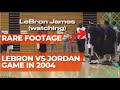 RARE FOOTAGE | LeBron James VS Michael Jordan GAME IN 2004
