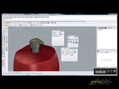 rhino modellazione flacone sapone