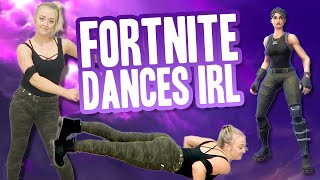 FORTNITE DANCES IN REAL LIFE CHALLENGE | Meghan McCarthy
