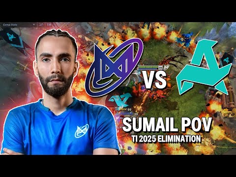 UNSTOPPABLE SumaiL Shadow Fiend 🤯 Nigma Galaxy vs Aurora Gaming | TI 2025 Dota 2