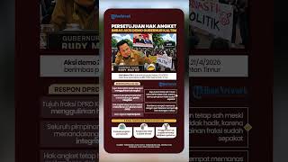 Imbas Demo 214 Gubernur Kaltim, 7 Fraksi DPRD Setujui Hak Angket dan Janji Proses Tuntutan Massa