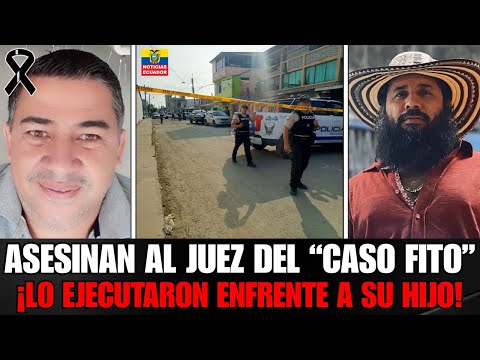 ASESIN4N a juez Marcos Mendoza en MANABI: SICARIOS lo ACRIBILLAN tras dejar a su hijo en el colegio