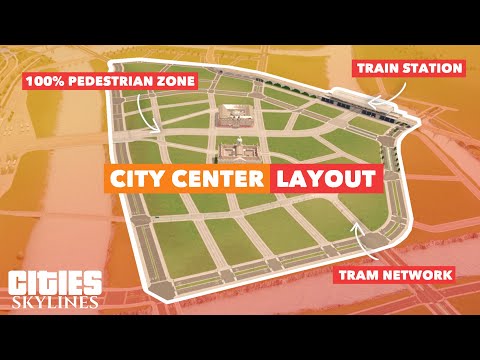 This is my 100% pedestrian friendly City Center Layout | Cities: Skylines BERLIN 4
