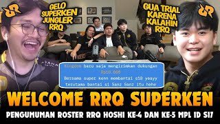 Download lagu WELCOME RRQ SUPERKEN! TANGGAPAN MAS ADE SUPERKEN JUNGLER RRQ HOSHI MPL ID SEASON 17! mp3 Download lagu WELCOME RRQ SUPERKEN! TANGGAPAN MAS ADE SUPERKEN JUNGLER RRQ HOSHI MPL ID SEASON 17! mp3