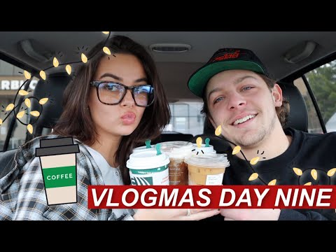 VLOGMAS: Testing STARBUCKS HOLIDAY Drinks Ft. Kyle || EJB