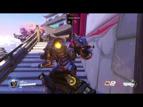 Overwatch Gameplay: August 21, 2016 pt6 - Solder76's Run on Hanamura