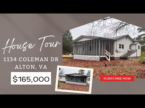 Virginia Home For Sale | 1134 Coleman Dr Virtual Tour | Home Tours
