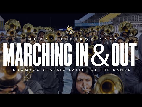 Southern University Human Jukebox | Marching In & Out | Boombox Battle of the Bands 2025