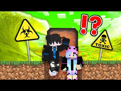 D.R.K limitless - We Created bunker to survive POISON RAIN In Minecraft