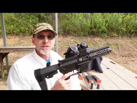 Partisan Disruptor with a KAK Industry 8” 9mm upper.