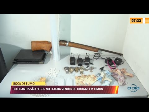 Traficantes são pegos no flagra vendendo drogas em Timon 18 03 2021