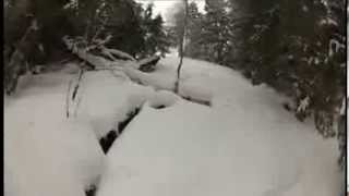 preview picture of video 'Offpiste Siljan skisenter feb14'