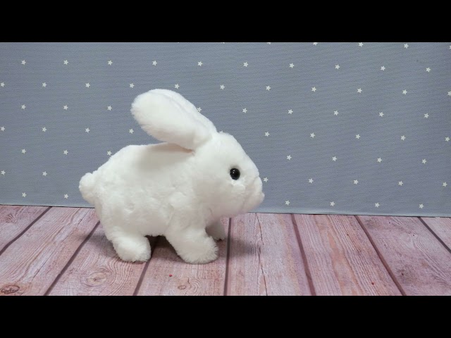 Игрушка Кролик интерактивный белый - видео