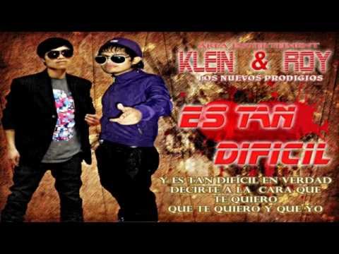 ES TAN DIFÍCIL EN VERDAD DECIRTE A LA CARA QUE TE QUIRO -ChiiNa-KLEIN Y ROY DINAMI K RECORDS 2012