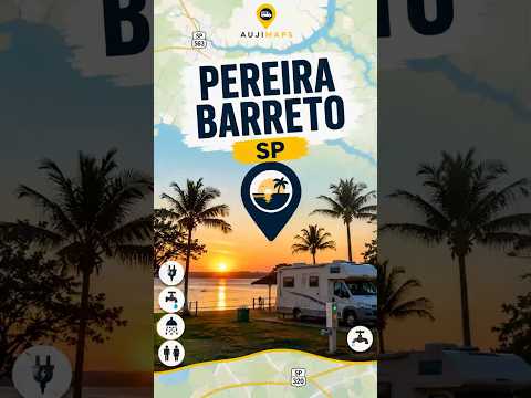 Camping Municipal📍 Pereira Barreto – SP | Praia Municipal Pôr do Sol