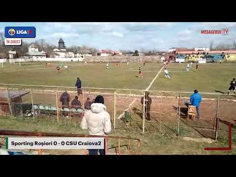Mesagerul TV - Meci de fotbal Liga a 3-a: Sporting Roșiori-CSU Craiova2