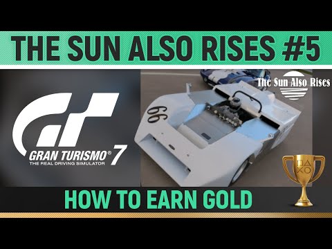 Gran Turismo 7 - The White Winged Beast - The Sun Also Rises 🏆 How to Earn Gold (Drag Race)