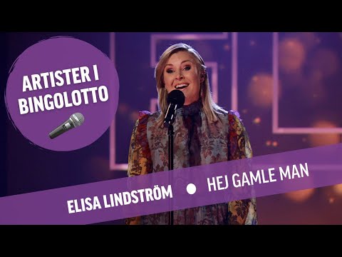 Elisa Lindström - Hej gamle man - Live BingoLotto 28/1 2023