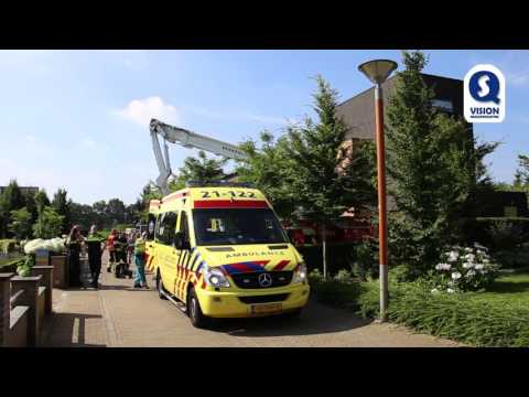 Man valt van ladder bij woning aan de Boterbloem in Berghem
