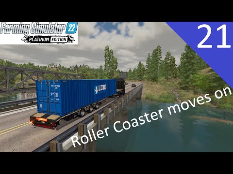 E21 - Selling a container of wood - Lets Play - Farming Simulator Platinum - FS22