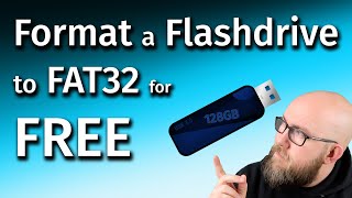 Formatting any Flashdrive to Fat32 | For flash drives OVER 32GB