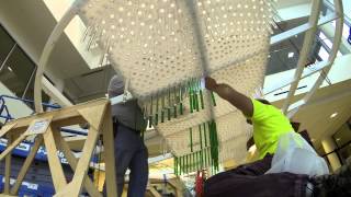 CSU Ram Logo Installation at Lory Student Center