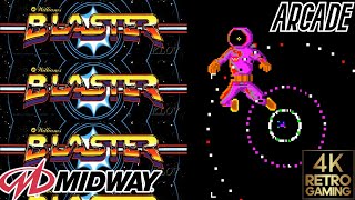 Blaster Arcade ( Midway 1983 ) 4k Gameplay