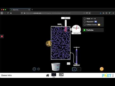 Phet Gas Pressure Simulation