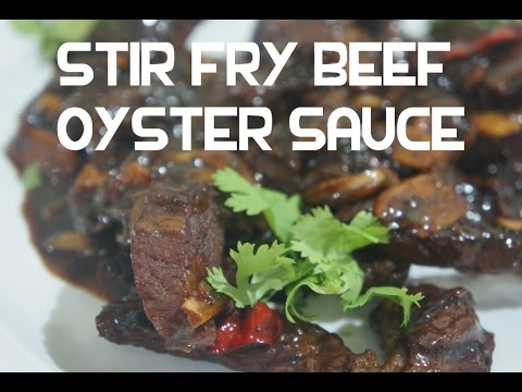 Stir Fry Beef & Oyster Sauce Recipe - Asian wok Steak