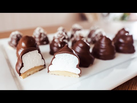 Flødeboller (Danish Marshmallow Puffs)