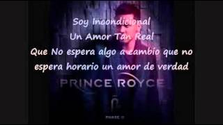 Prince Royce - Incondicional Lyrics