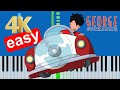 George Shrinks Theme Song Slow Easy Medium Piano Tutorial 4K