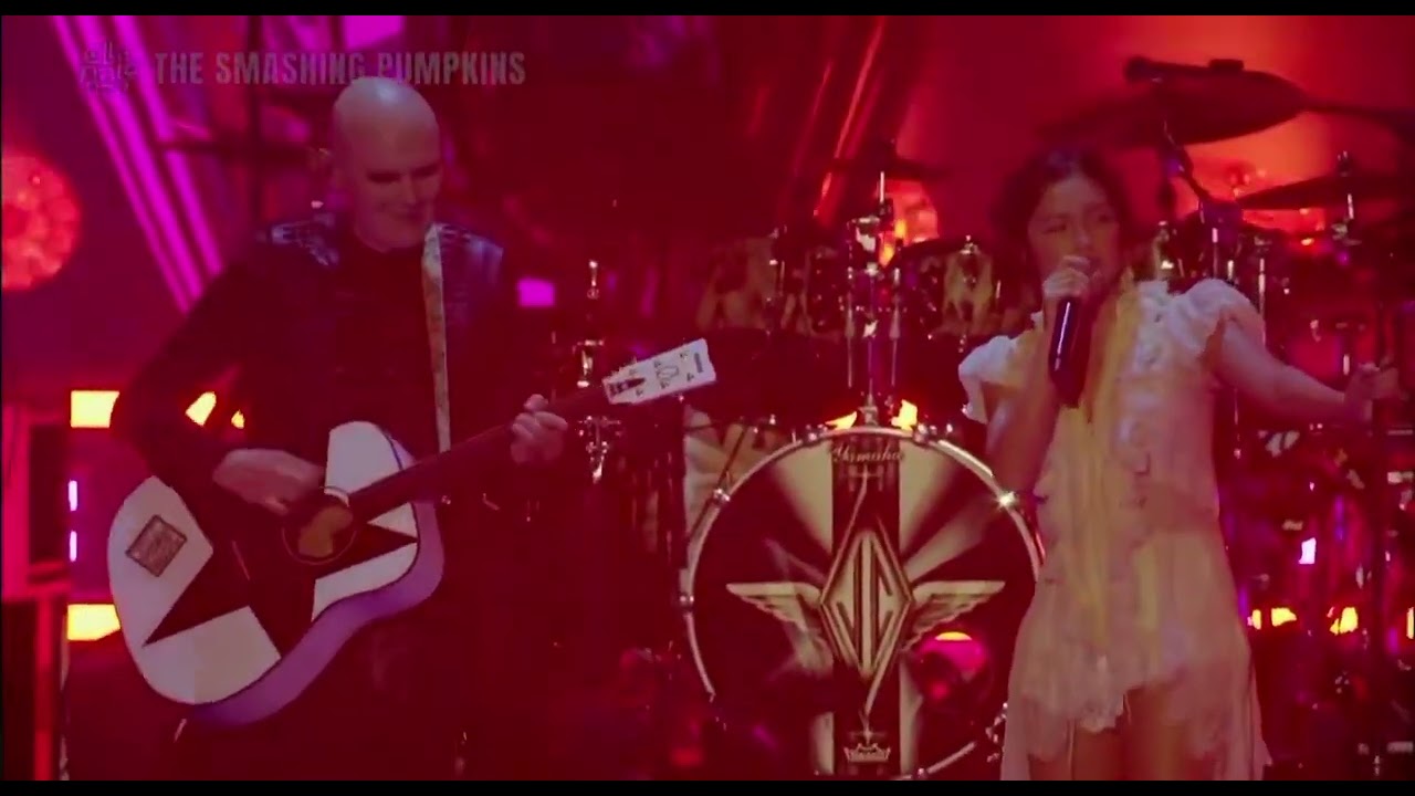 Olivia Rodrigo takes the stage with The Smashing Pumpkins to perform 