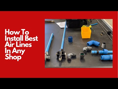 How to install airlines in your shop. What material to use and what not to use.