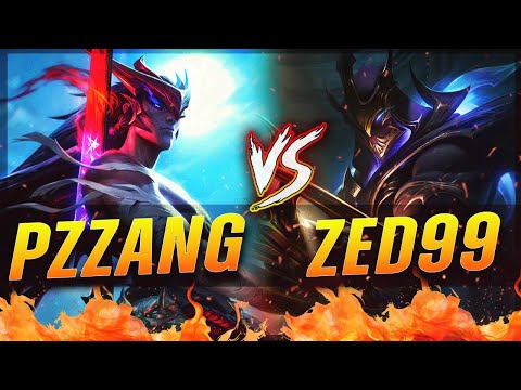 Pz ZZang vs ZED99 - Yone vs Zed MID Patch 14.13 - Yone Gameplay