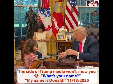 Kid asked: your name? Trump: My name is Donald! Sec Noem hands out $10K bonus checks to TSA workers
