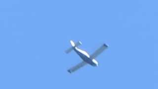 preview picture of video '18.7.2013 Voerde D-EVHM VHM Flugschule Socata TB-20 Flugzeug Prop Planes Fluglärm'