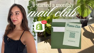 i started a monthly mail club 💌🧚💫