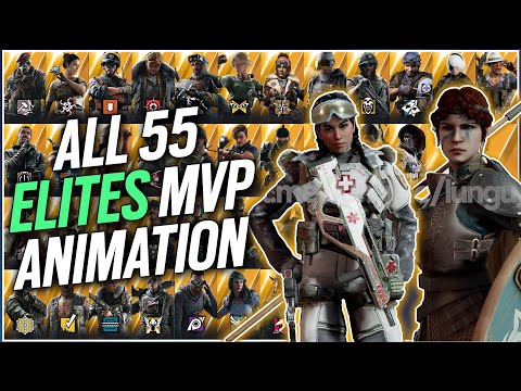 ALL 55 ELITE SKINS MVP ANIMATIONS + THUNDERBIRD & THORN Elite