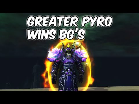 Greater Pyro Wins BG'S - Fire Mage PvP - WoW BFA 8.3