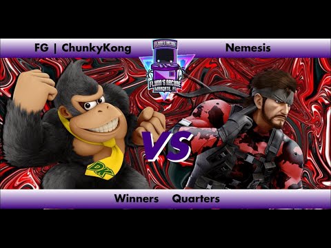 Flynn's Arcade 047 Winners Quarters - FG | ChunkyKong (Donkey Kong) Vs Nemesis (Snake) Ssbu Ultimate