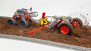 LEGO Battle on Soft Soil: 8 LEGO Cars Power Test | Smart Lego