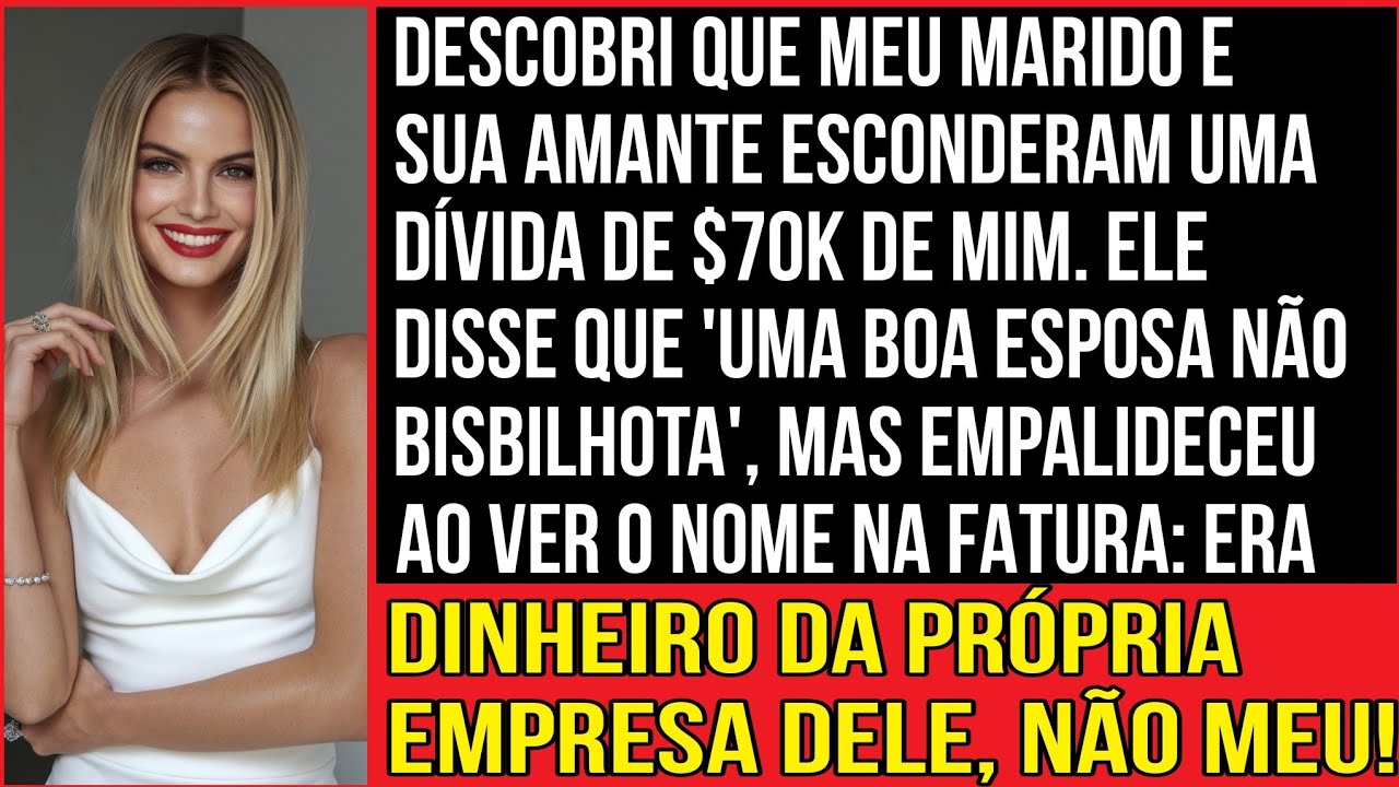 DESCOBRI QUE MEU MARIDO E SUA AMANTE ESCONDERAM UMA DÍVIDA DE $70K DE MIM...