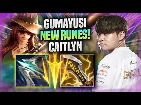 GUMAYUSI WORLD CLASS CAITLYN WITH NEW RUNES! - T1 Gumayusi Plays Caitlyn ADC vs Ezreal!