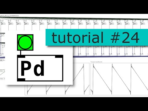 Pure Data programming fundamentals -  Tutorial 24 ENG - Arrays as Oscillators