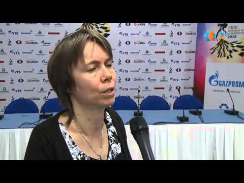 WWCC 2015. Round 4, Game 2. Interview with Pia Cramling.