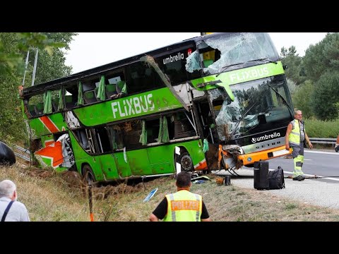 Flixbus accident on A19